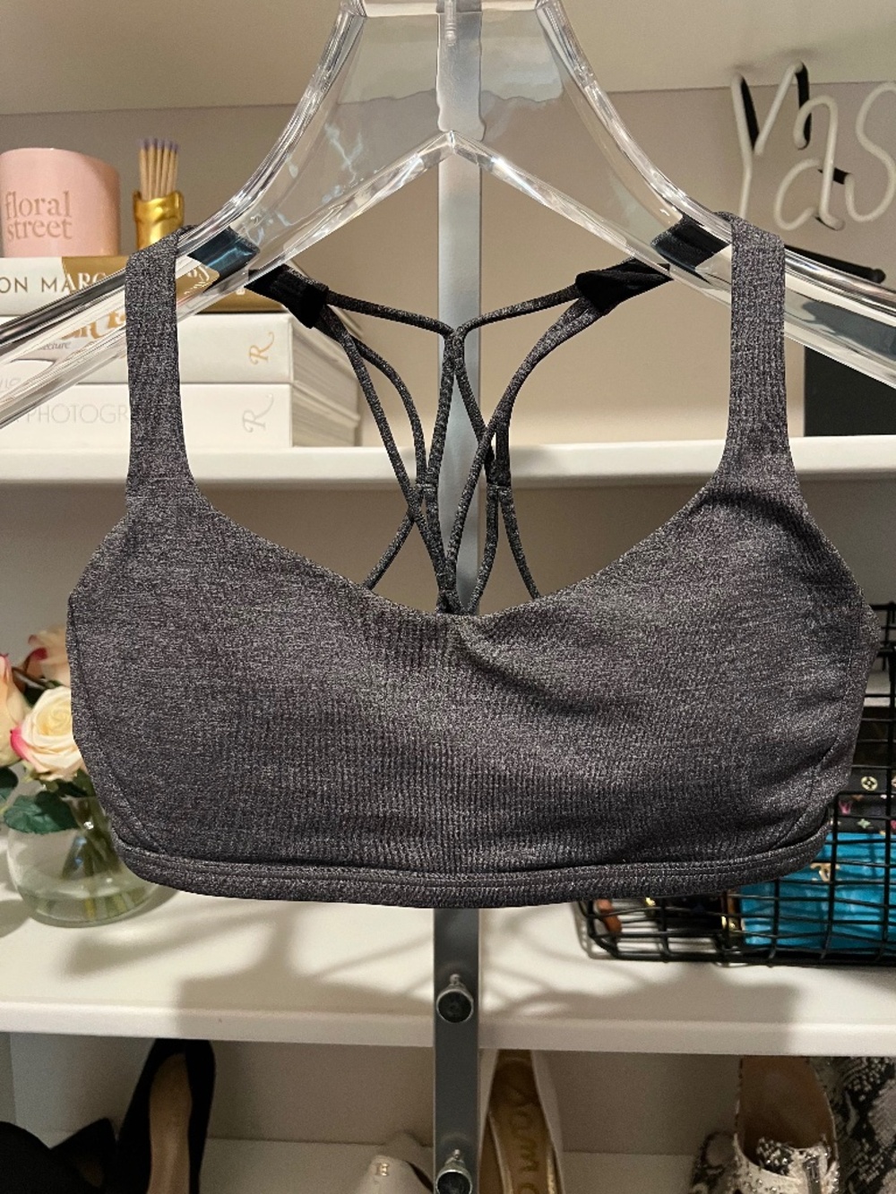 lululemon - Free To Be Bra - Zen - Gray - Size 6